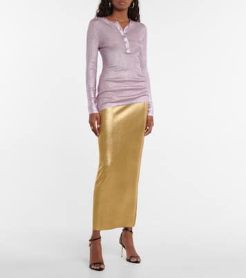 Top de cachemir y seda acanalado | Tom Ford