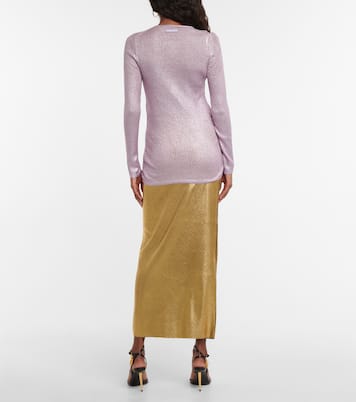 Top de cachemir y seda acanalado | Tom Ford