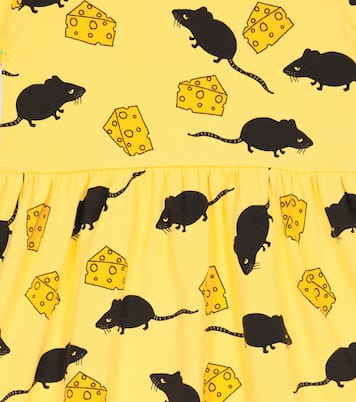 Abito in misto cotone con stampa | Mini Rodini