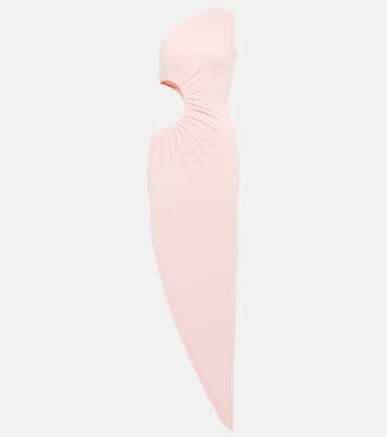 One-shoulder jersey maxi dress | Norma Kamali
