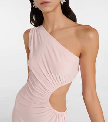 One-shoulder jersey maxi dress | Norma Kamali