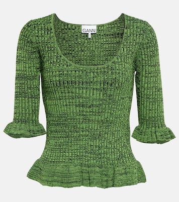Pullover aus Rippstrick | Ganni