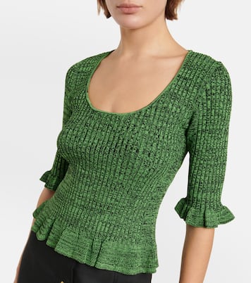 Pullover aus Rippstrick | Ganni
