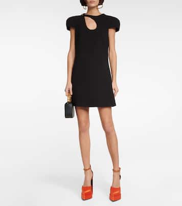 Aevitas Pointy satin platform pumps | Versace