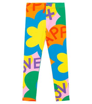 Leggings in misto cotone con stampa | Stella McCartney Kids