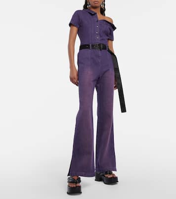 Combi-pantalon asymétrique en jean | Didu