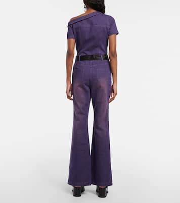 Combi-pantalon asymétrique en jean | Didu