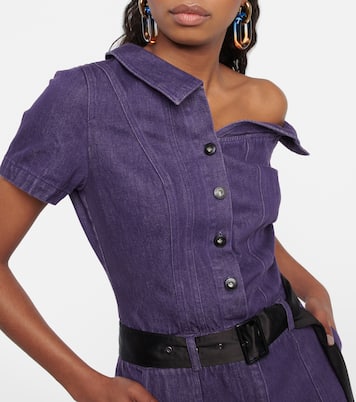 Combi-pantalon asymétrique en jean | Didu