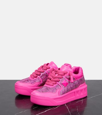 Sneakers One Stud XL Toile Iconographe con platform | Valentino Garavani