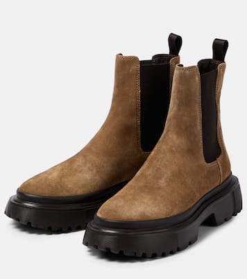 Bottines Chelsea H619 en daim | Hogan