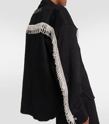 Verzierte Oversize-Jeansjacke | Rotate