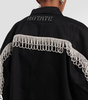Verzierte Oversize-Jeansjacke | Rotate