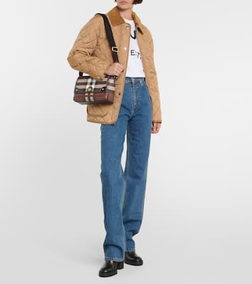 High-rise straight-leg jeans | Burberry