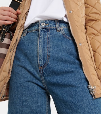 High-rise straight-leg jeans | Burberry