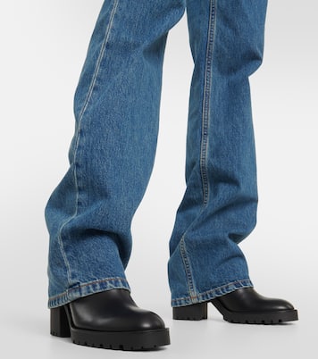 High-rise straight-leg jeans | Burberry