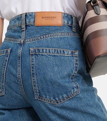 High-rise straight-leg jeans | Burberry
