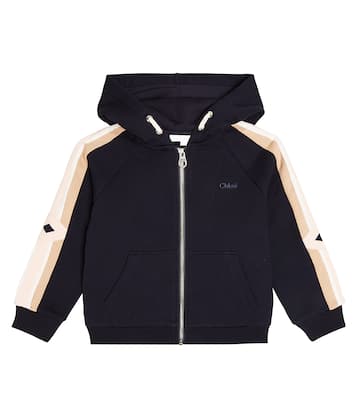 Sudadera en jersey de algodón con logo | Chloé Kids