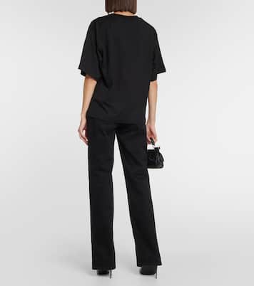 T-shirt cropped in jersey di cotone | Dolce&Gabbana