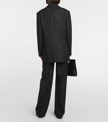 Blazer rayé en laine vierge | The Row