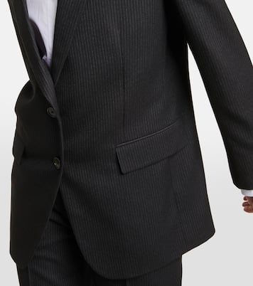 Blazer rayé en laine vierge | The Row