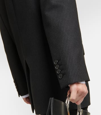 Blazer rayé en laine vierge | The Row