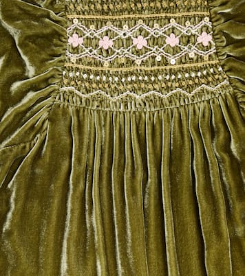 Abito Olivina in velluto | Louise Misha