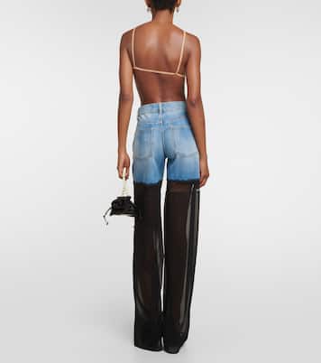 Reggiseno in mesh con applicazioni | Nensi Dojaka