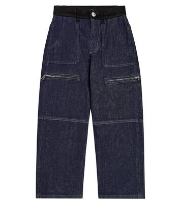 Jeans a gamba larga | Balmain Kids