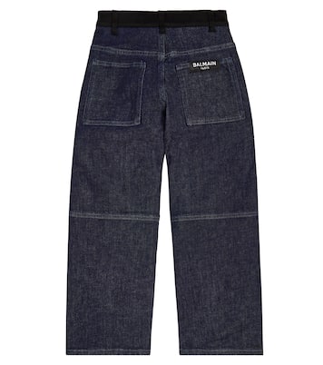 Jeans a gamba larga | Balmain Kids