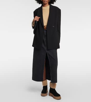Turin 2B shearling-lined suede ankle boots | Bogner