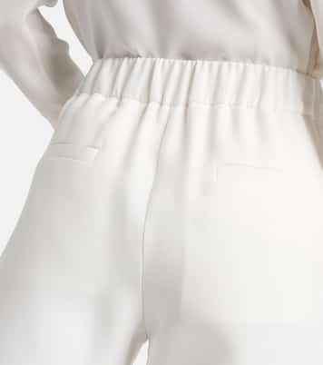 Pantaloni a gamba larga in seta | Valentino