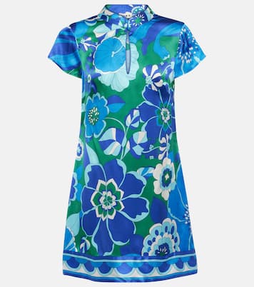 Floral silk minidress | Rixo