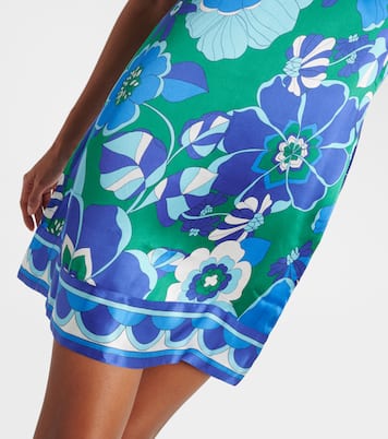 Floral silk minidress | Rixo