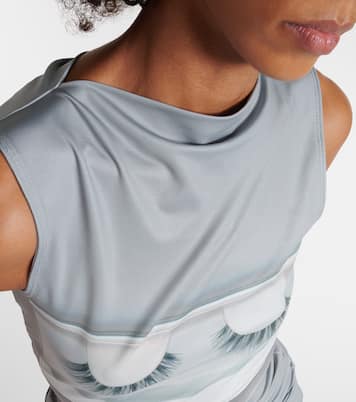 x Katerina Jebb – Top imprimé en jersey | Acne Studios