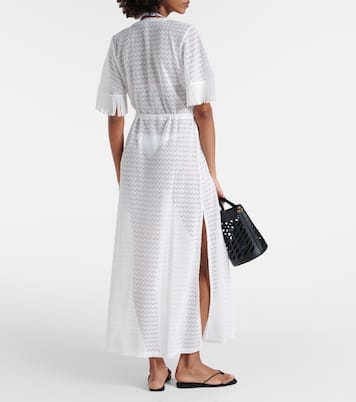 Phoebe fringed kaftan | Melissa Odabash