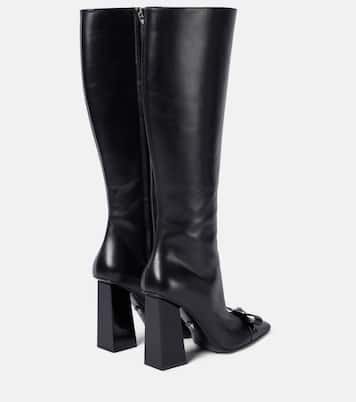 Stivali Gianni Ribbon in pelle | Versace