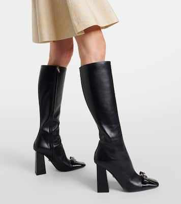 Stivali Gianni Ribbon in pelle | Versace