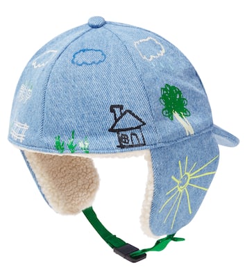 Cappello in denim con ricamo | Stella McCartney Kids