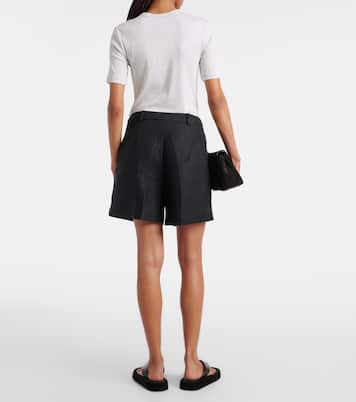 Shorts Antibes in lino a vita alta | Faithfull