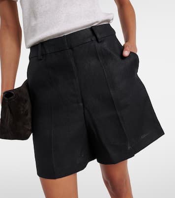 Shorts Antibes in lino a vita alta | Faithfull