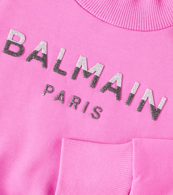 Sudadera de algodón con logo | Balmain Kids