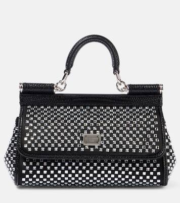 Sac Sicily Small en satin à ornements | Dolce&Gabbana