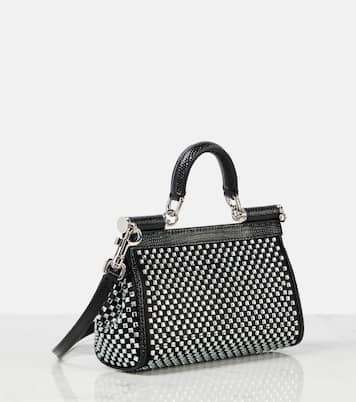 Sac Sicily Small en satin à ornements | Dolce&Gabbana