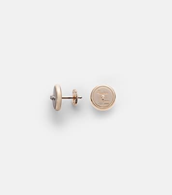 Boucles d'oreilles Pom Pom en or rose 18 ct, nacre et diamants | Pomellato