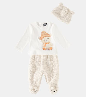 Bebé - set de top, pantalones y gorro | Monnalisa