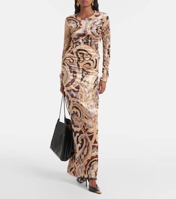 Bedrucktes Top aus Samt | Etro