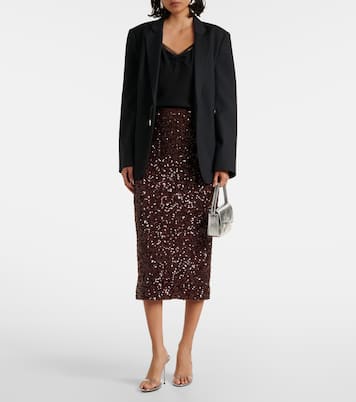 Robe midi à sequins | Rotate