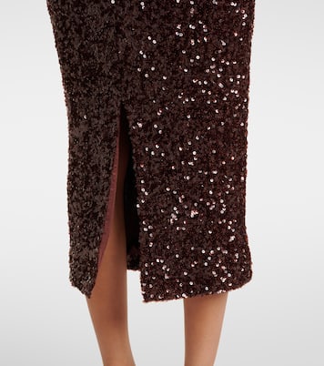 Robe midi à sequins | Rotate