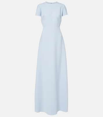 Robe longue en crêpe | Carolina Herrera