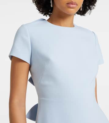 Robe longue en crêpe | Carolina Herrera